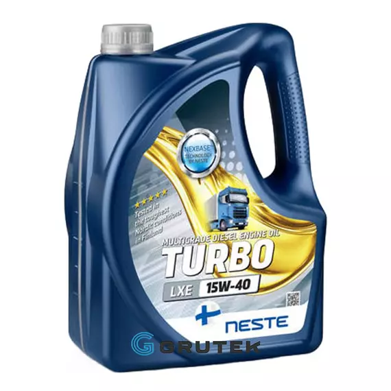 Моторна олива дизельна Neste Turbo LXE 15W-40 мінеральна (CI-4, CH-4/SL) 4л 186445 / СТ-00017793, Об'єм, л: 4