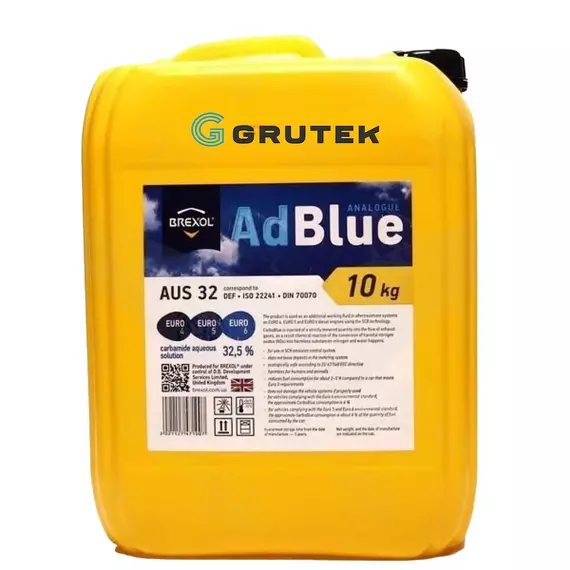 Рідина Adblue Brexol для системи SCR 10кг /л 501579 AUS 32c5 48021127471, Об'єм, л: 10, Вага, кг: 10