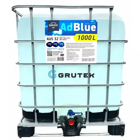 Рідина Adblue Brexol для системи SCR 1000кг /л 501579 AUS 32c5 48021127474, Об'єм, л: 1000, Вага, кг: 1000