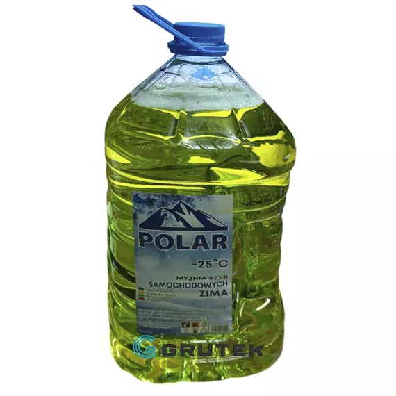 Омивач скла POLAR Зимовий -24°C 5л (Buble gum), Об'єм, л: 5, Запах: Buble gum, Колір: Жовтий