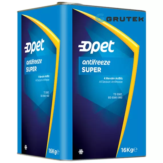 Охолоджуюча рідина Opet SUPER ANTIFREEZE G11 16кг (концентрат) 601216718, Об'єм, л: 14, Колір: Синій