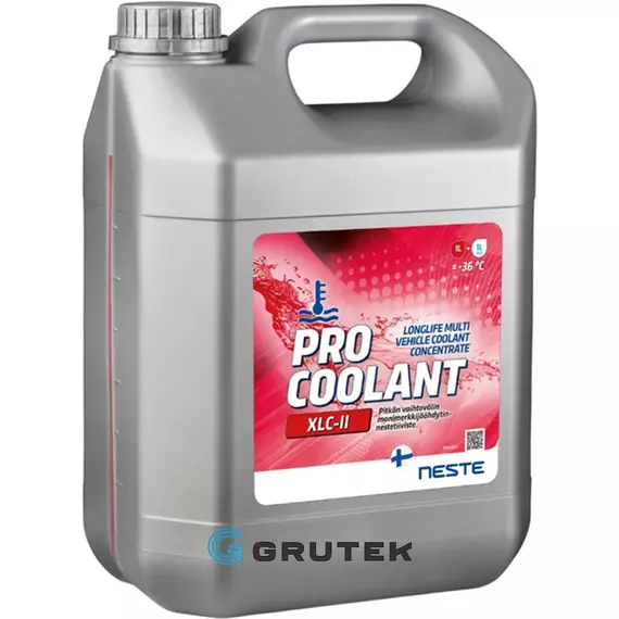 Концентрат G12+ антифризу Neste Pro Coolant XLC II 4 л Червоний 778445 / СТ-00159669, Об'єм, л: 4