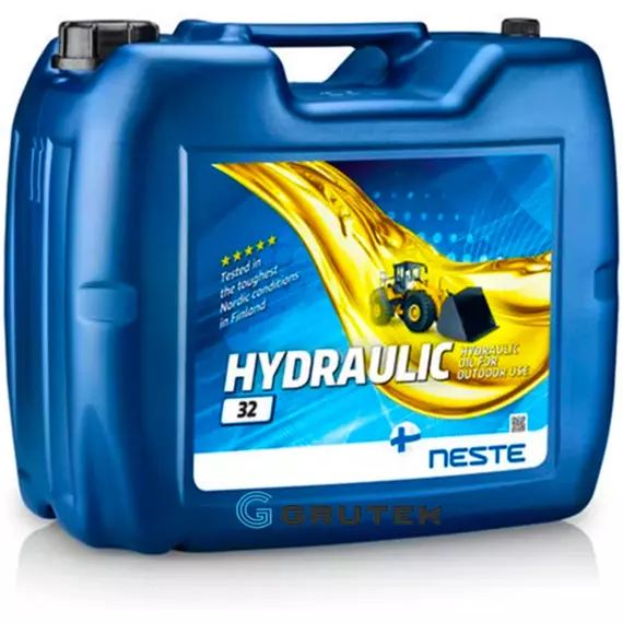 Гидравлическое масло Neste Hydraulic 32 HVLP 20л 263520 / СТ-00039214