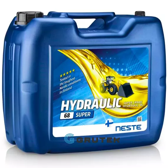 Гидравлическое масло Neste Hydraulic 68 Super HVLP 20л 262920