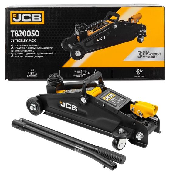 Домкрат підкатний гідравлічний JCB Tools 2т JCB-T820050