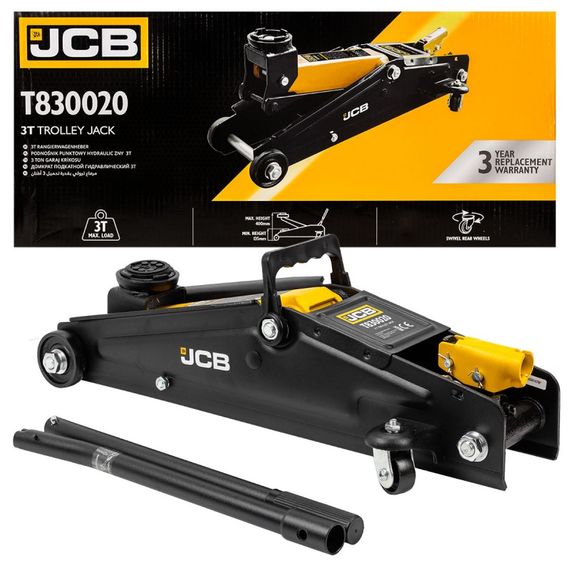 Домкрат подкатной гидравлический 3т JCB Tools JCB-T830020