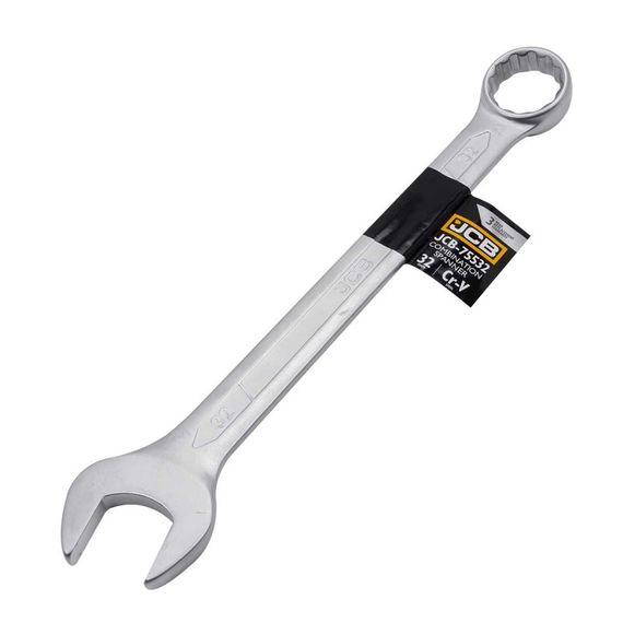 Ключ рожково-накидний JCB Tools CR-V, штамп. (32 мм) JCB-75532