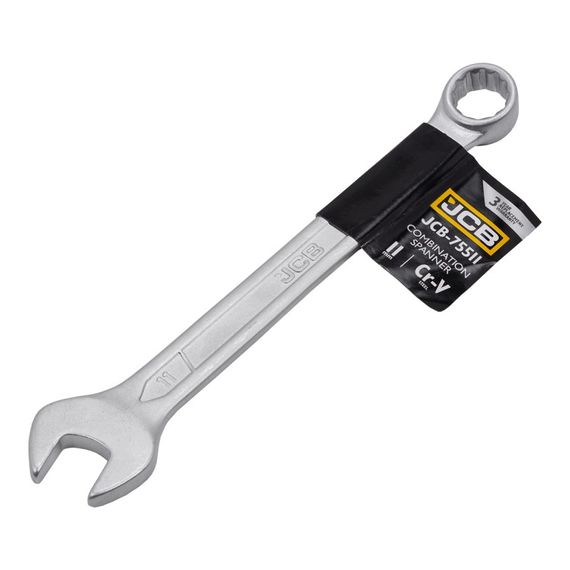 Ключ рожково-накидний JCB Tools CR-V, штамп. (11 мм) JCB-75511