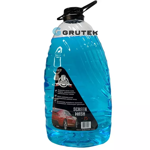 Омыватель стекла Nitrogruppe Screen Wash -25°C Зимний (Синий, Морской бриз) 4л, Объем, л: 4, Запах: Морской бриз