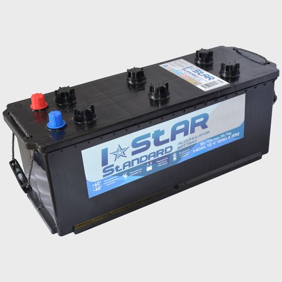 Автомобільний акумулятор 140Ah ISTAR Standard (+/-) EN1050