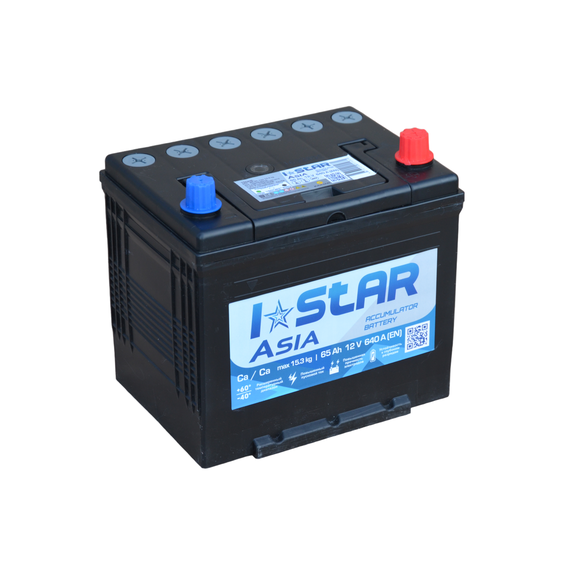 Автомобільний акумулятор 65Ah I STAR ASIA (-/+) EN640 D23