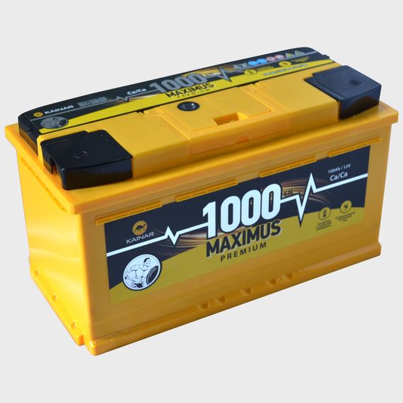 Автомобільний акумулятор 100Ah MAXIMUS Premium (-/+) EN1000