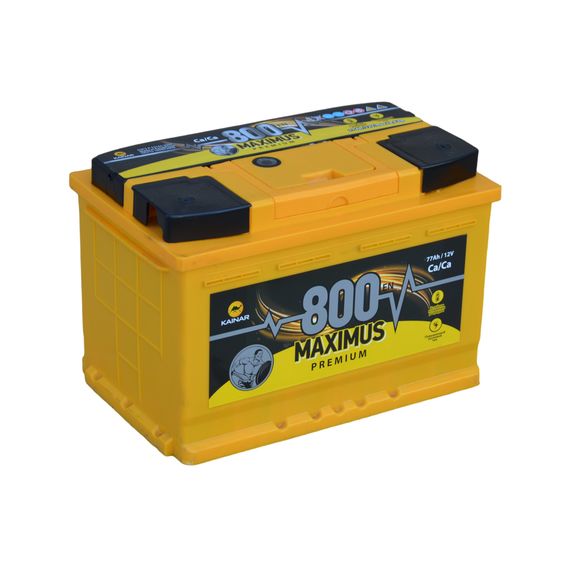 Автомобільний акумулятор 77Ah MAXIMUS Premium (-/+) EN800