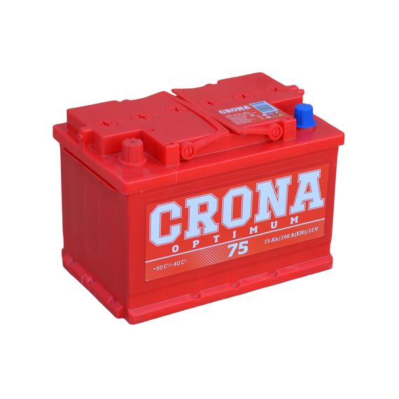 Автомобільний акумулятор 75Ah CRONA (+/-) EN700