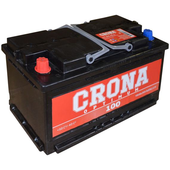 Акумулятор автомобільний 100Ah CRONA (+/-) EN800