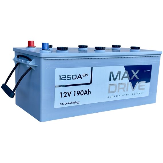 Автомобільний акумулятор 190Ah MAX DRIVE MF (+/-) EN1250