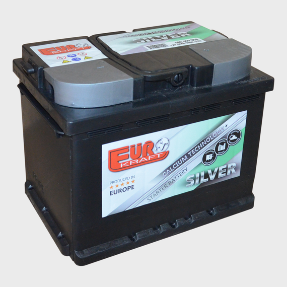 Автомобільний акумулятор 60Ah EUROKRAFT SILVER (-/+) EN560