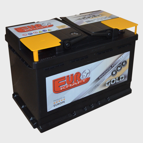Автомобільний акумулятор 77Ah EUROKRAFT GOLD (-/+) EN760