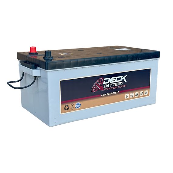 Автомобільний акумулятор 220Ah DECK AGM DEEP CYCLE (-/+)