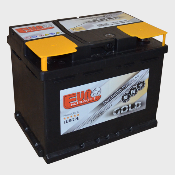 Автомобільний акумулятор 60Ah EUROKRAFT GOLD (-/+) EN600