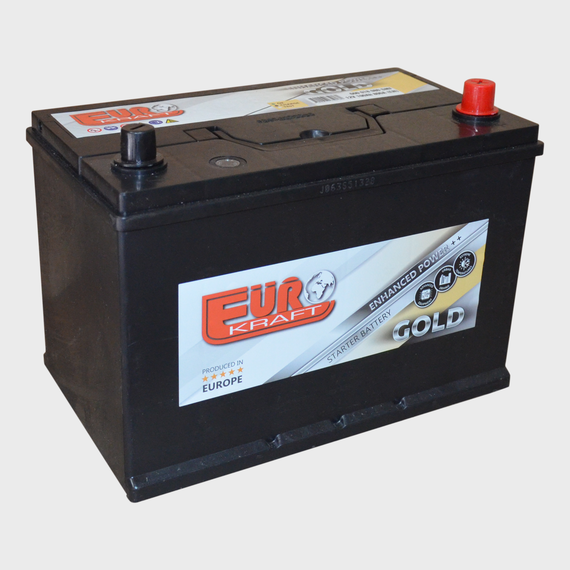 Аккумулятор автомобильный 100Ah EUROKRAFT GOLD ASIA D31 (-/+) EN800