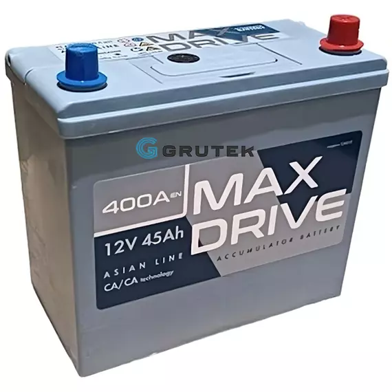 Автомобільний акумулятор 45Ah MAX DRIVE ASIA SMF (+/-) EN400 NS60