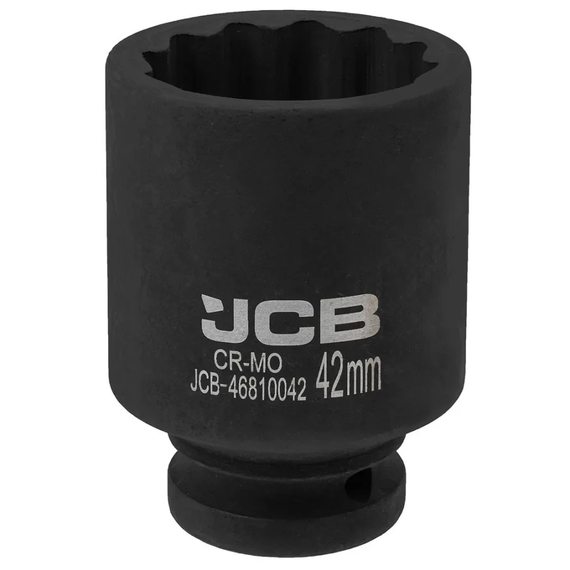 Головка торцева ударна глибока 3/4" 42 мм (12-гранна) JCB Tools JCB-46810042