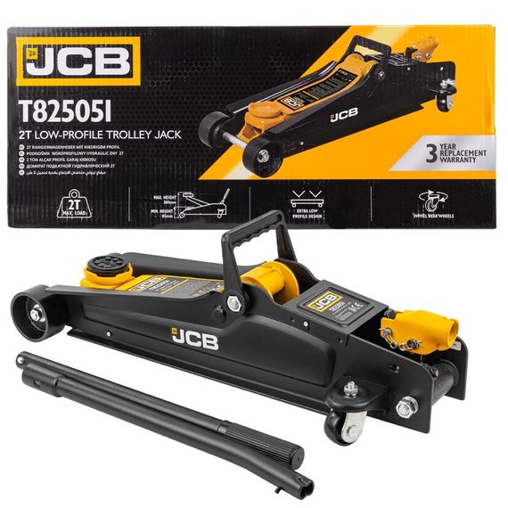 Домкрат підкатний гідравлічний JCB Tools 2,5т JCB-T825051