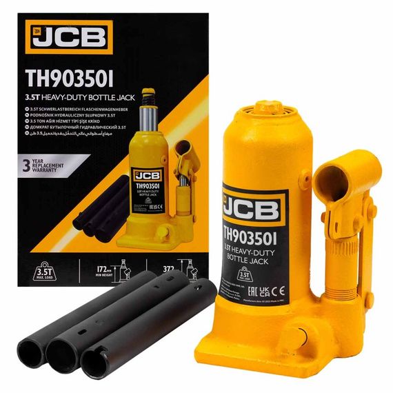Домкрат бутылочный JCB Tools 3,5т JCB-TH903501