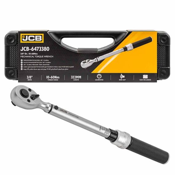 Динамометрический ключ 3/8" JCB Tools JCB-6473380
