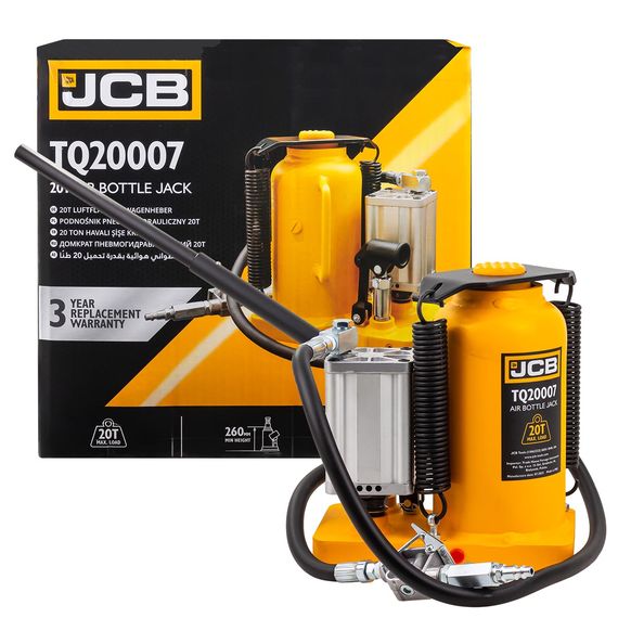 Домкрат пневматично-гідравлічний пляшкового типу  20т JCB Tools JCB-TQ20007