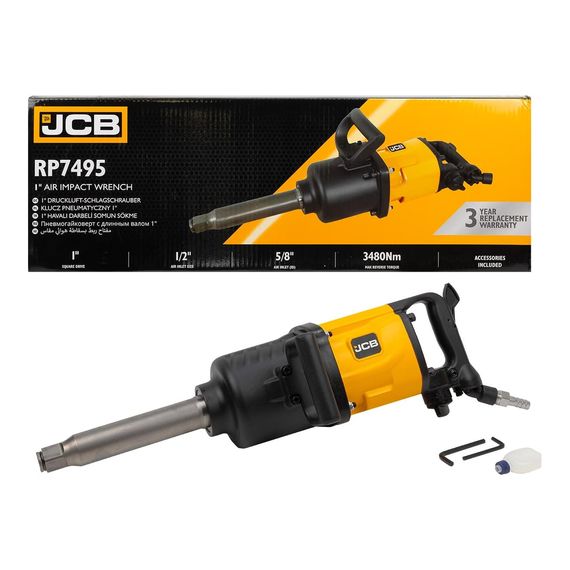 Гайковерт пневматичний JCB Tools 1", 3480 NM JCB-RP7495