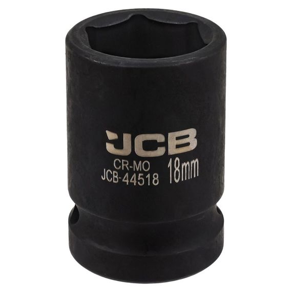 Гoлoвкa тopцeвa удapнa 1/2" 18мм (6-гранна) JCB Tools JCB-44518