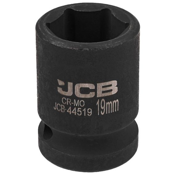 Головка торцевая ударная 1/2" 19мм (6-гранная) JCB Tools JCB-44519