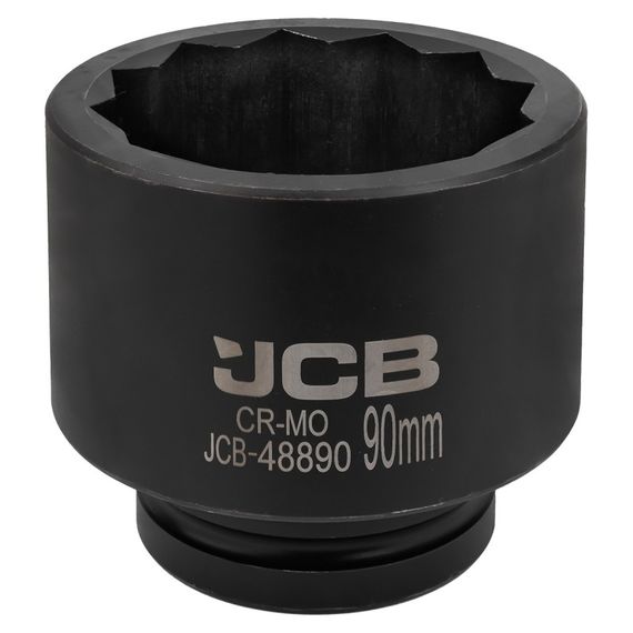 Головка торцевая ударная 1" 90мм (12-гранная) JCB Tools JCB-48890