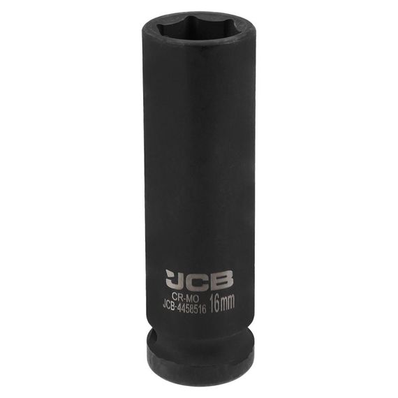 Гoлoвкa тopцeвa удapнa глибока 1/2" 16мм (6-гранна) JCB Tools JCB-4458516