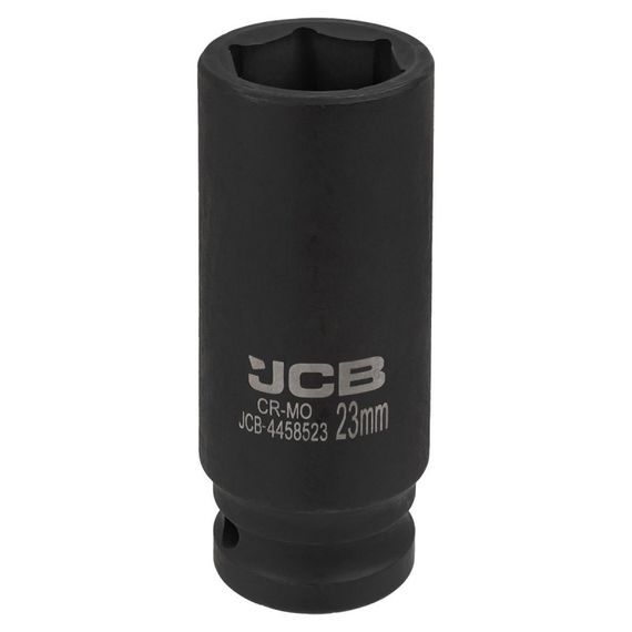 Головка торцевая ударная глубокая 1/2" 23мм (6-гранная) JCB Tools JCB-4458523