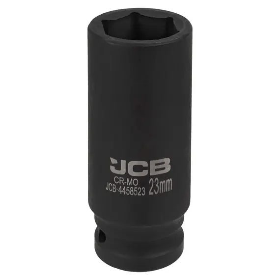 Гoлoвкa тopцeвa удapнa глибока 1/2" 23мм (6-гранна) JCB Tools JCB-4458523