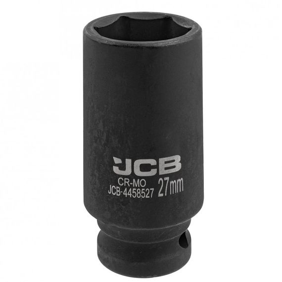Гoлoвкa тopцeвa удapнa глибока 1/2" 27мм (6-гранна) JCB Tools JCB-4458527