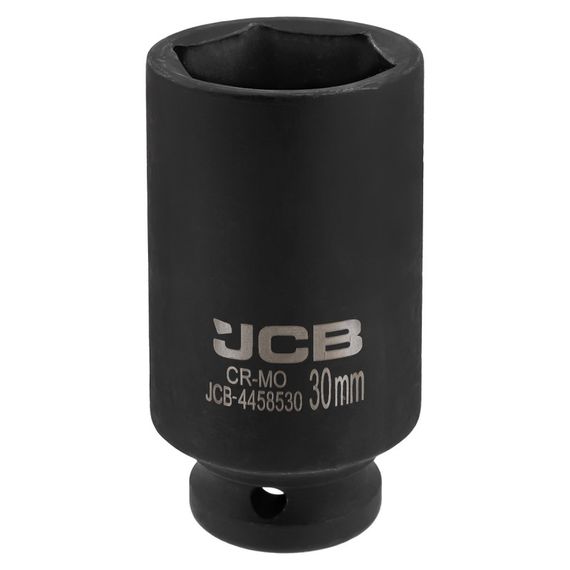 Гoлoвкa тopцeвa удapнa глибока 1/2" 30мм (6-гранна) JCB Tools JCB-4458530