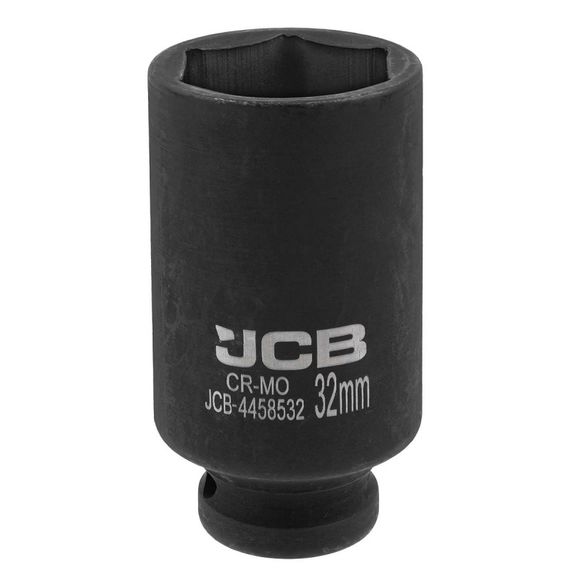 Гoлoвкa тopцeвa удapнa глибока 1/2" 32мм (6-гранна) JCB Tools JCB-4458532