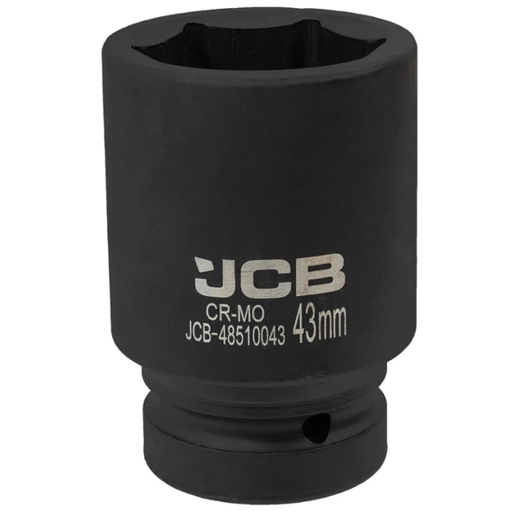 Головка ударна глибока 1" 43мм (6-гранна) JCB Tools JCB-48510043
