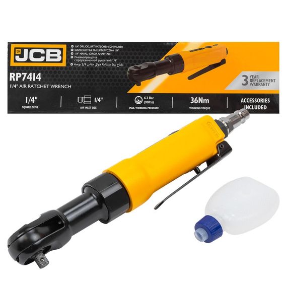 Тріскачка пневматична JCB Tools 1/4", 36 NM JCB-RP7414