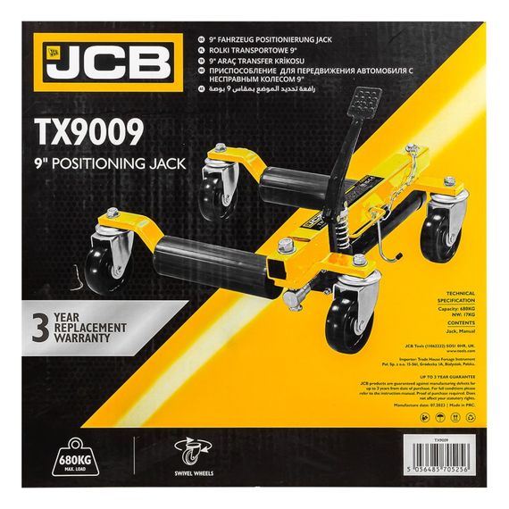 Візок під колесо для перемішення авто JCB Tools 680кг JCB-TX9009