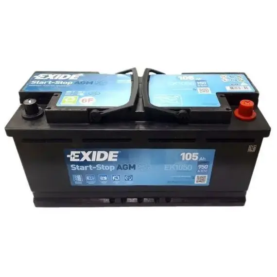 АКБ EXIDE START-STOP AGM 106Ah Ев (-/+) (950EN) (д393*ш175*в190) EK1060