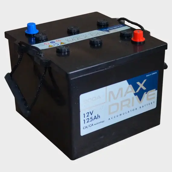 Танковий акумулятор 125Ah MAX DRIVE NATO (-/+) EN900