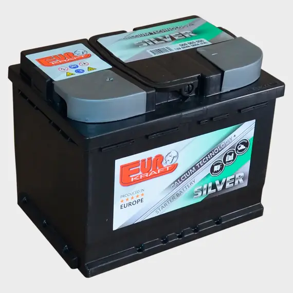 Автомобільний акумулятор 60Ah EUROKRAFT SILVER (+/-) EN560