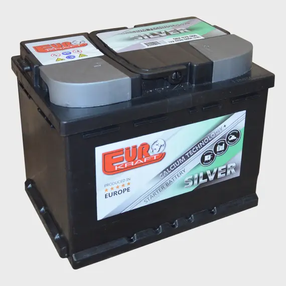 Автомобільний акумулятор 62Ah EUROKRAFT SILVER (-/+) EN600