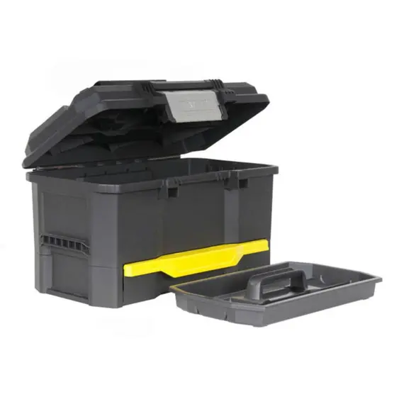 Ящик для инструмента STANLEY : 19" пластмассовый с выдвижной секцией