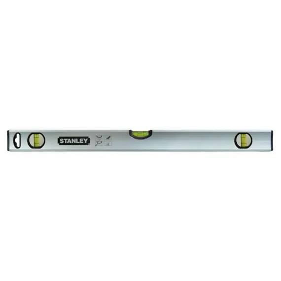 Рівень магнітний STANLEY "Classic Box Level" : L= 120 см. 3 капсули